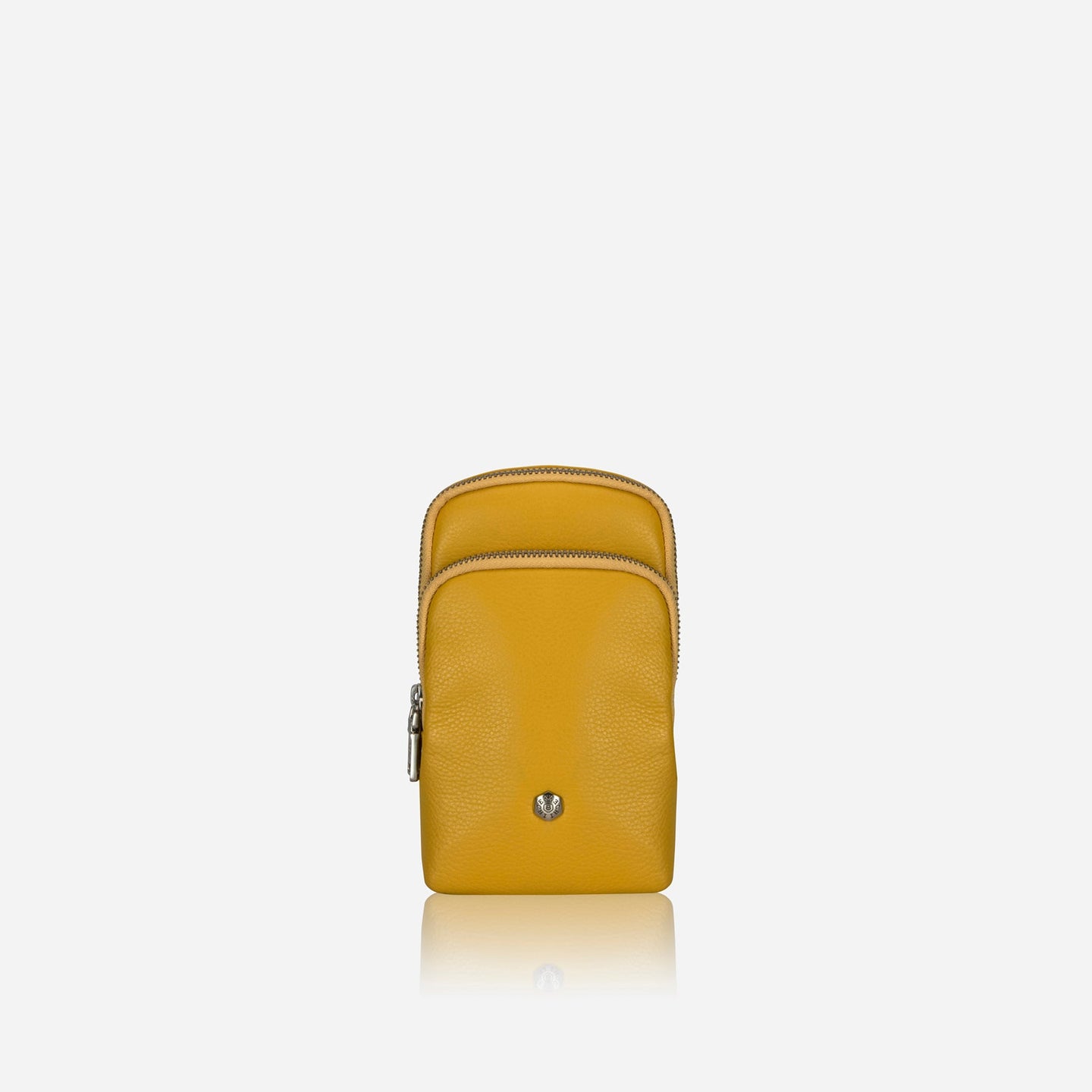 Jekyll and Hide - Womens Small Mobile Phone Sling Purse - Mulitple Colours in yellow leather.