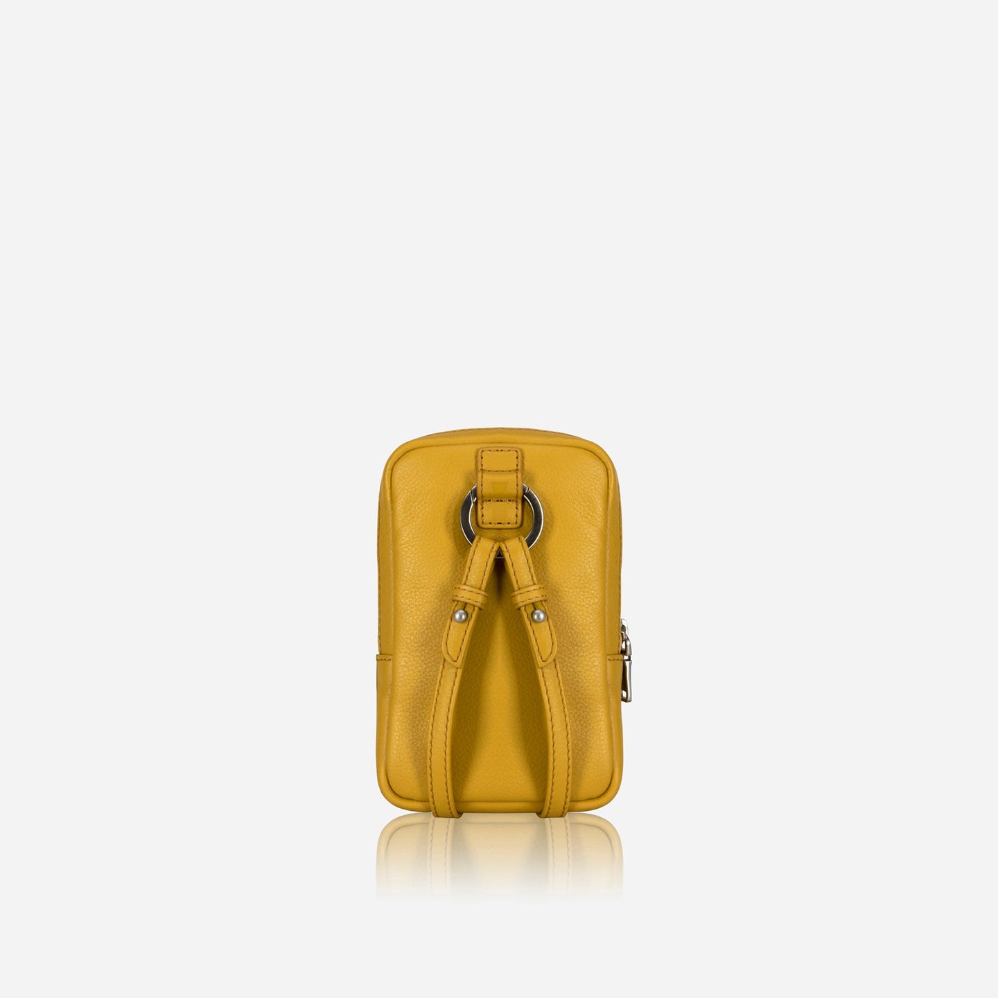 Jekyll and Hide - Womens Small Mobile Phone Sling Purse - Mulitple Colours in yellow leather