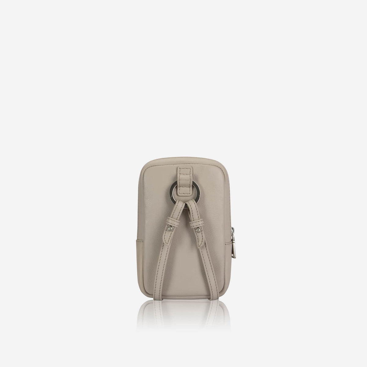 Jekyll and Hide - Womens Small Mobile Phone Sling Purse - Mulitple Colours in beige with adjustable straps.