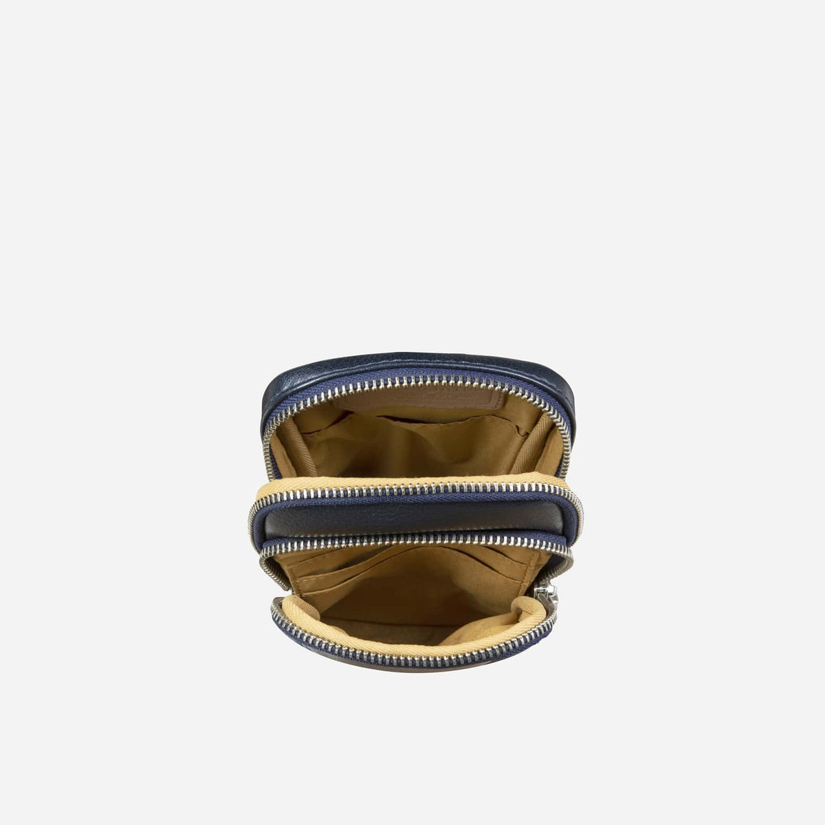 Interior view of Jekyll and Hide - Womens Small Mobile Phone Sling Purse - Mulitple Colours with spacious compartments.