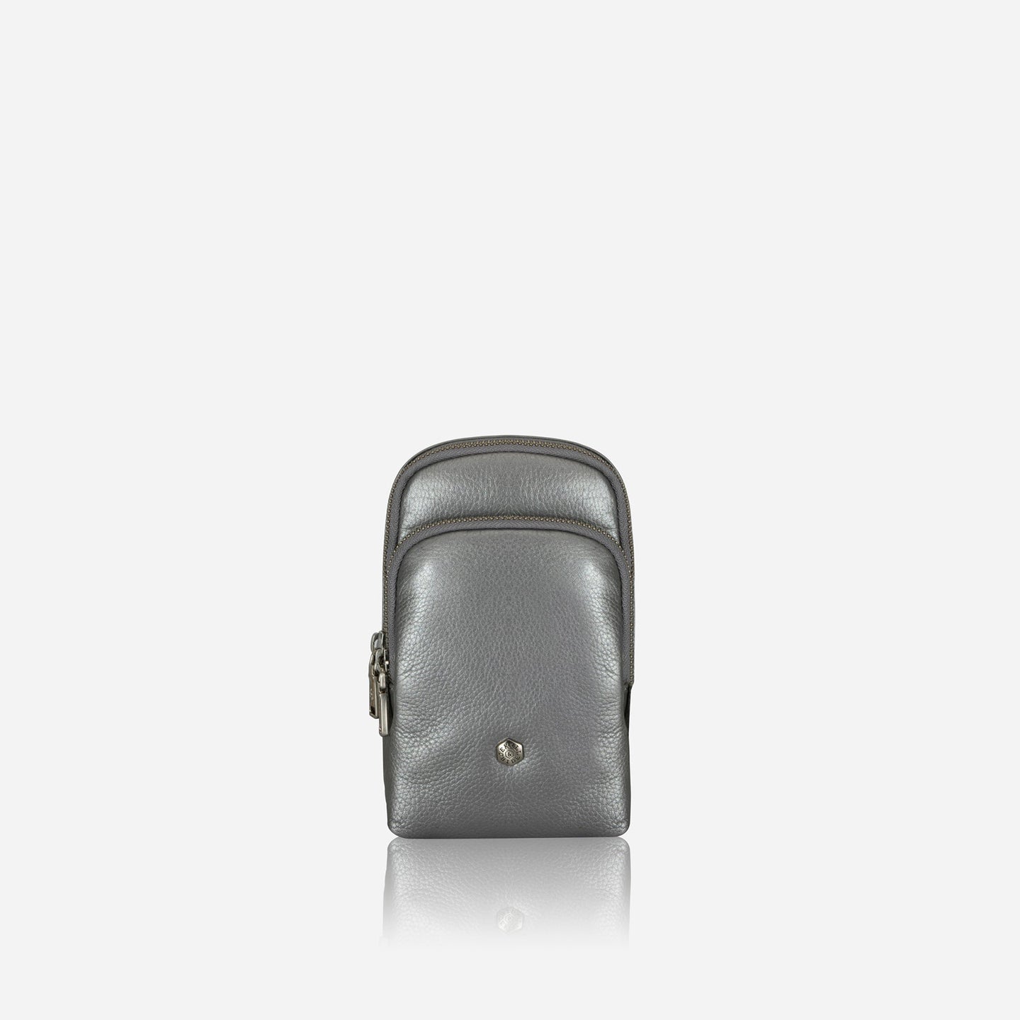 Jekyll and Hide - Womens Small Mobile Phone Sling Purse - Mulitple Colours in stylish grey leather.