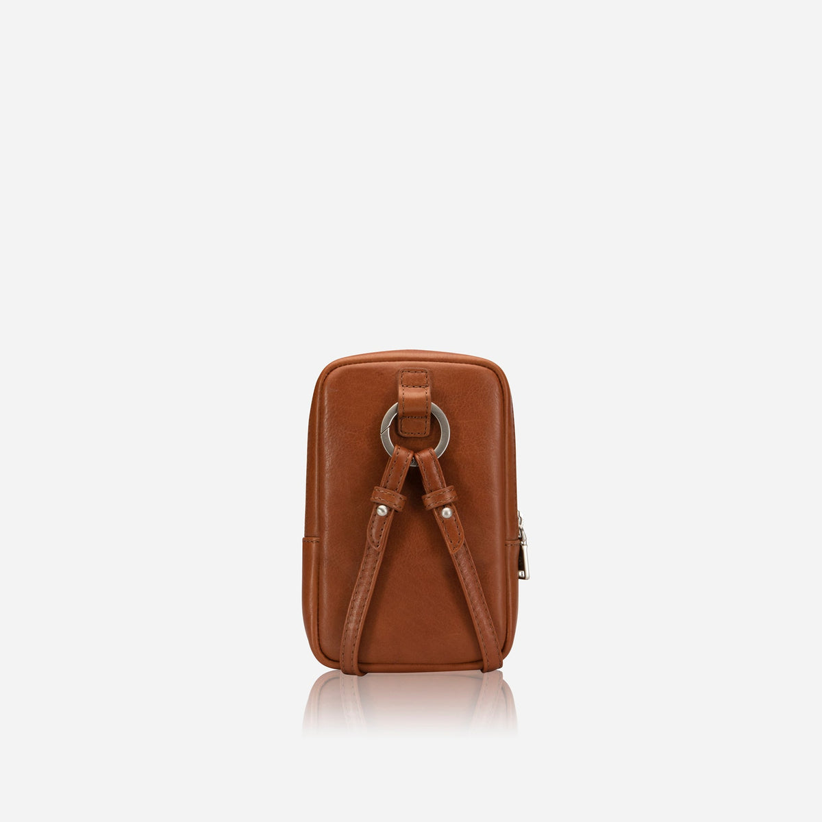 Jekyll and Hide - Womens Small Mobile Phone Sling Purse - Mulitple Colours in brown leather with adjustable strap.