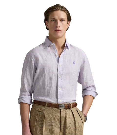 Polo Ralph Lauren - Classic Fit Oxford Shirt - Lavender White