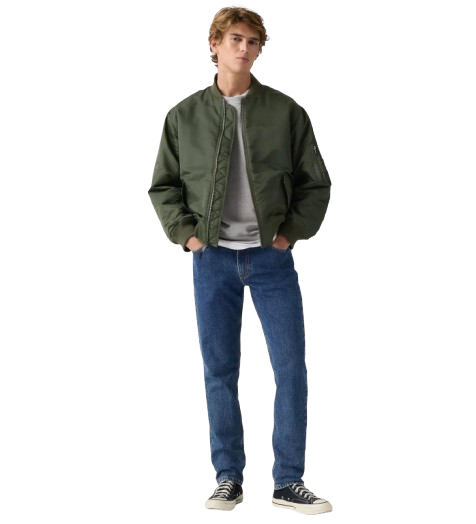 Levi - 511 Jean Red Tab Jean - Slim Fit - Dark Stonewash