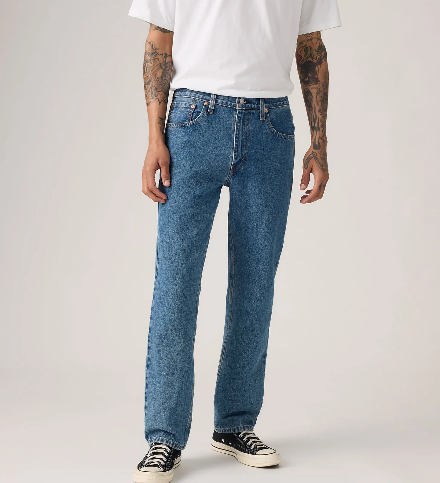 Levi - 516 Red Tab Jean - Straight Fit - Stonewash