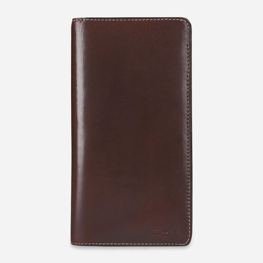 Jekyll and Hide - Large Zip-Around Travel And Passport Organiser - Tan | Mocha | Black