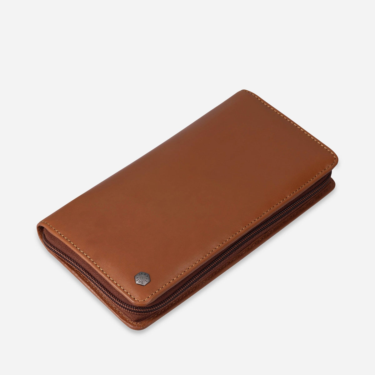 Jekyll and Hide - Large Zip-Around Travel And Passport Organiser - Tan | Mocha | Black