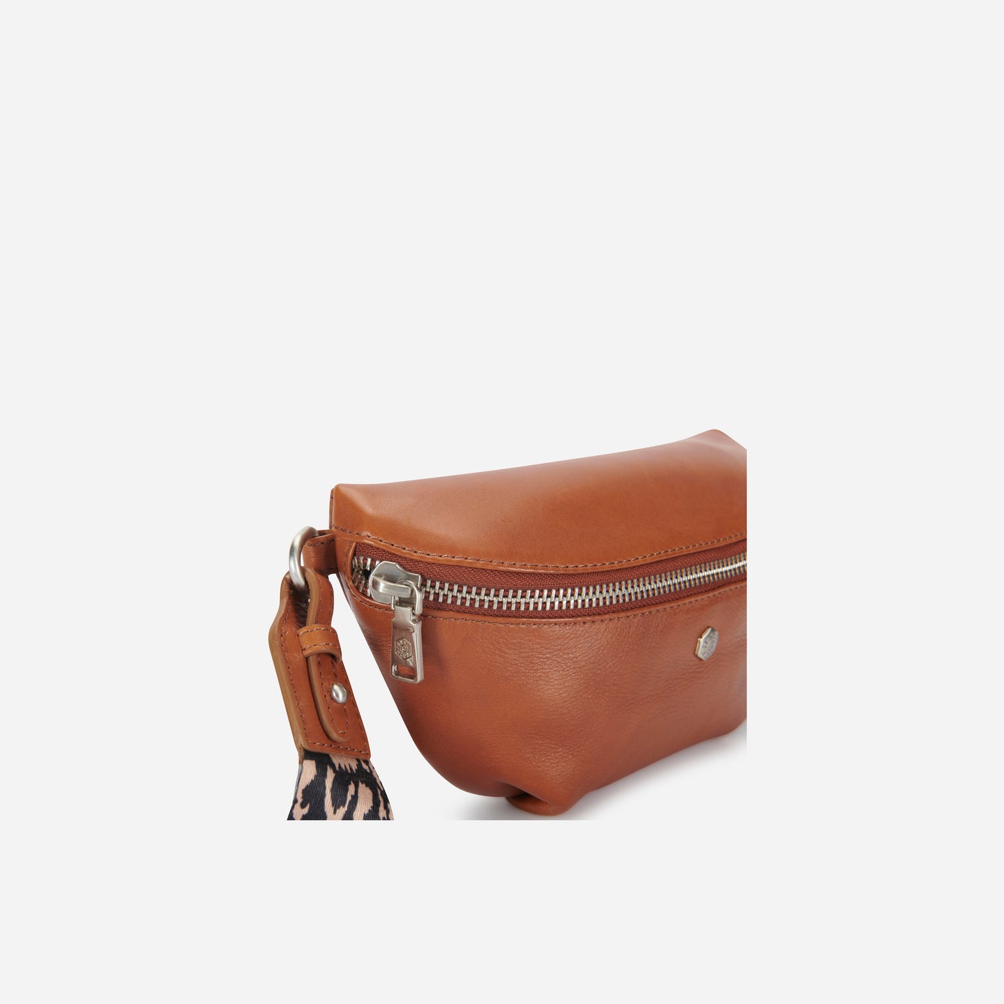 Jekyll and Hide - Womens Osaka Slim Leather Waist Bag - Tan and Multiple Colours, durable and stylish waist bag in tan leather.