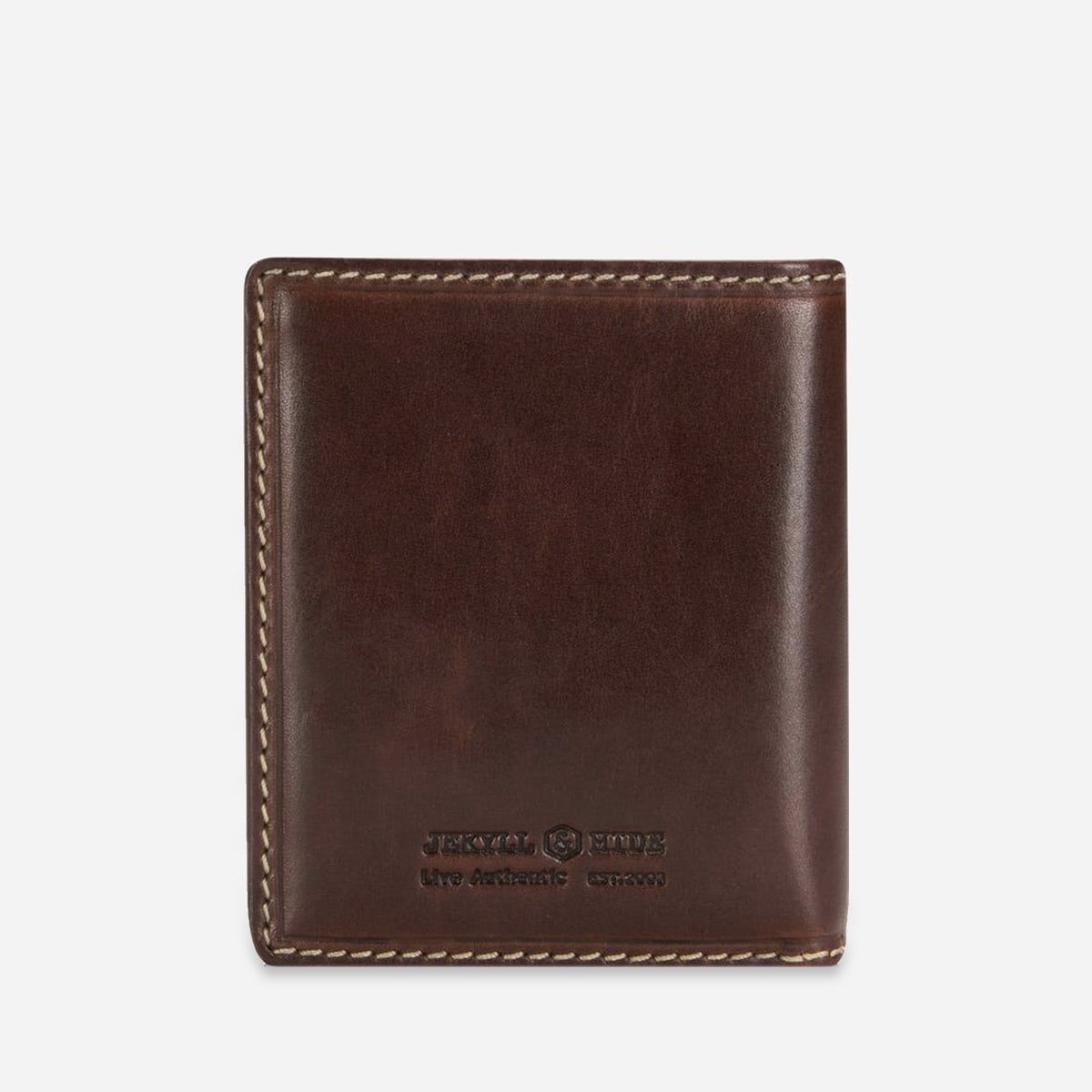 Jekyll and Hide - Large Bifold Wallet With ID Window & Coin Pouch - Tan | Mocha | Black