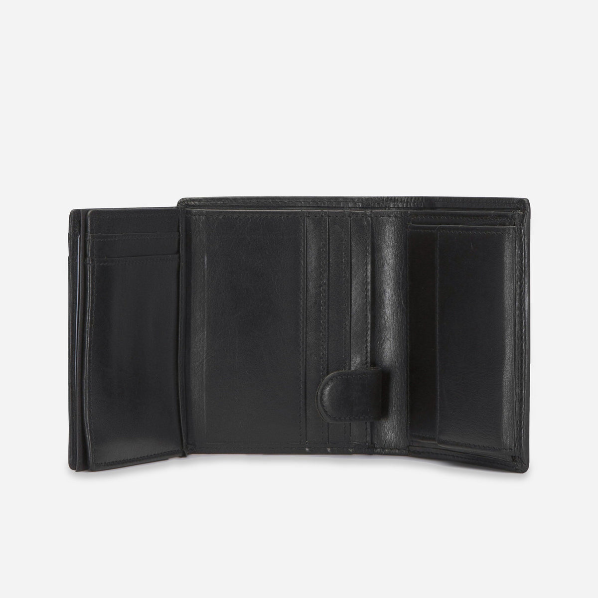 Jekyll and Hide - Large Bifold Wallet With ID Window & Coin Pouch - Tan | Mocha | Black