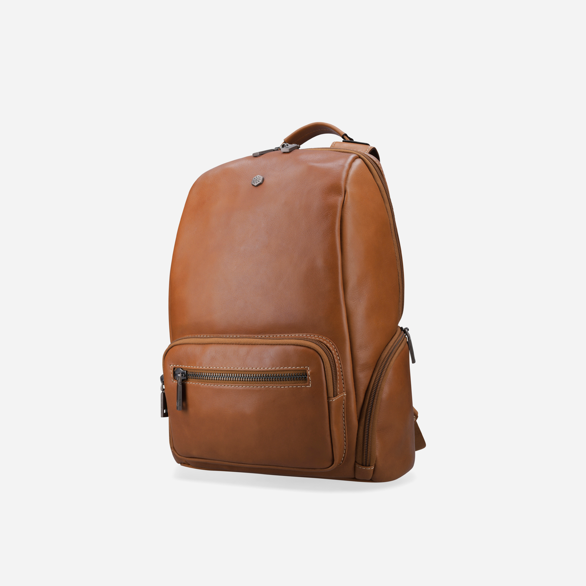 Jekyll and Hide - 13" Casual Leather Backpack - Black | Colt