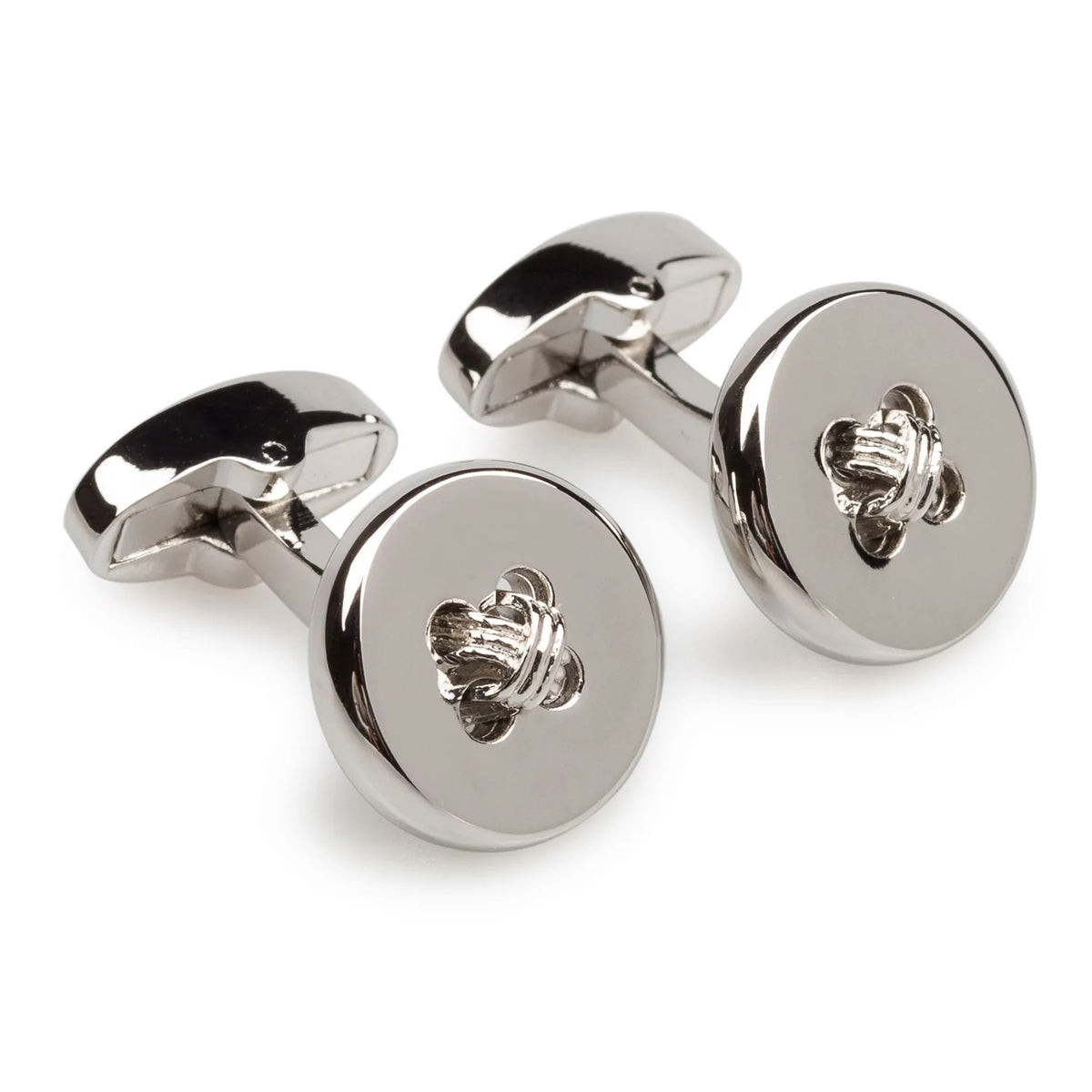 OTAA - Button Cufflinks - Silver