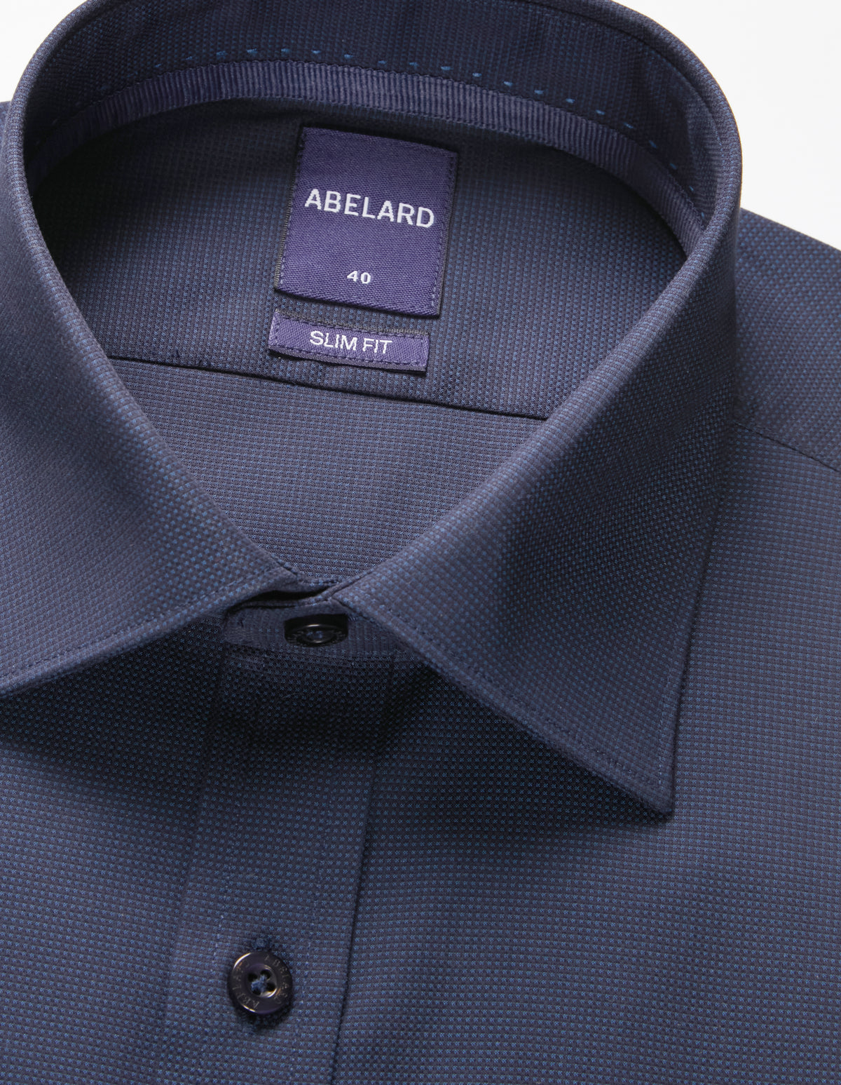 Abelard - Long Sleeve Business Shirt - Ink Blue