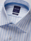 Oxford Business Shirt - Stripe - Sky Blue & White