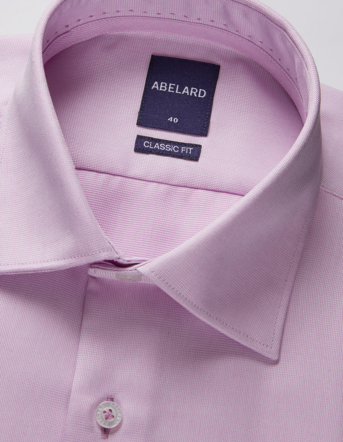 Abelard - Long Sleeve Business Shirt - Pink