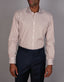 Long Sleeve Business Shirt - Stripe - Camel & White
