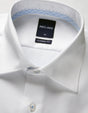 Abelard - Long Sleeve Business Shirt - Textured - White