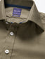 Long Sleeve Business Shirt - Textured - Khaki