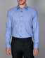 Abelard - Long Sleeve Business Shirt - Antwerp Stretch Oxford - Blue