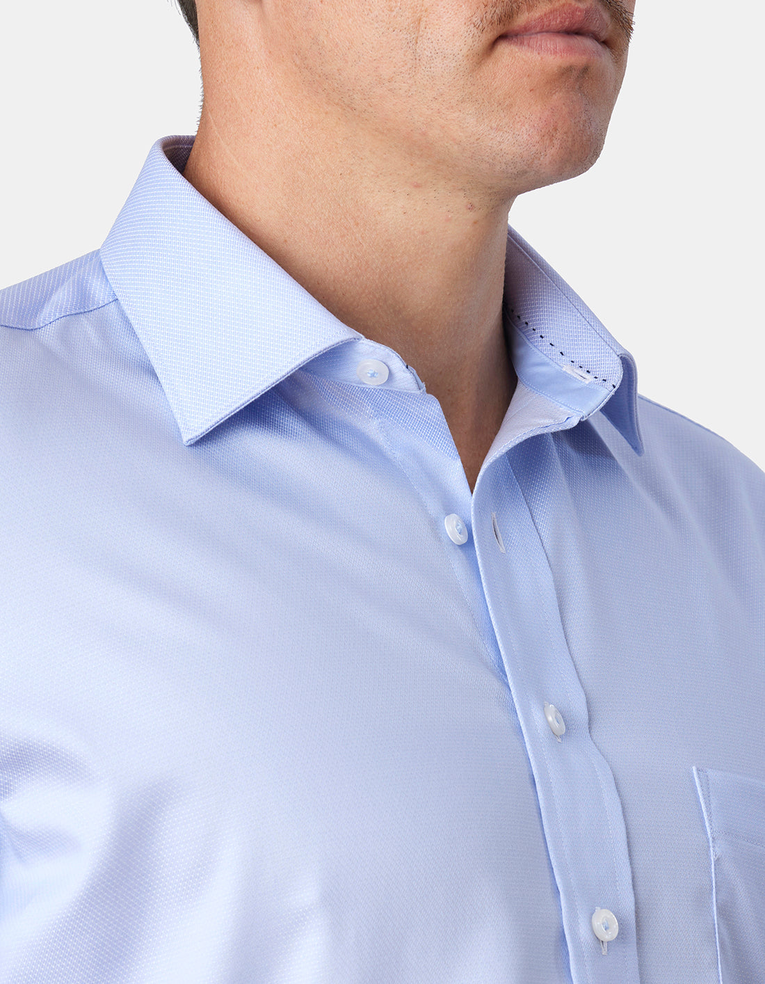 Abelard - Long Sleeve Business Shirt - Sky Blue