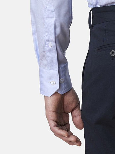 Abelard - Long Sleeve Business Shirt - Sky Blue