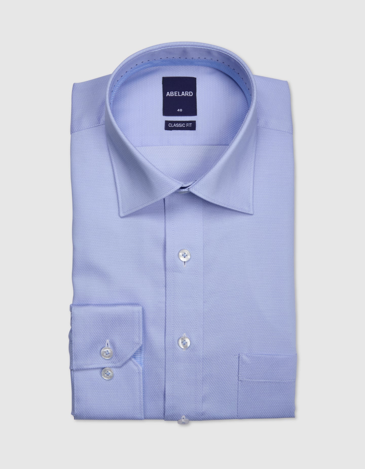 Abelard - Long Sleeve Business Shirt - Sky Blue