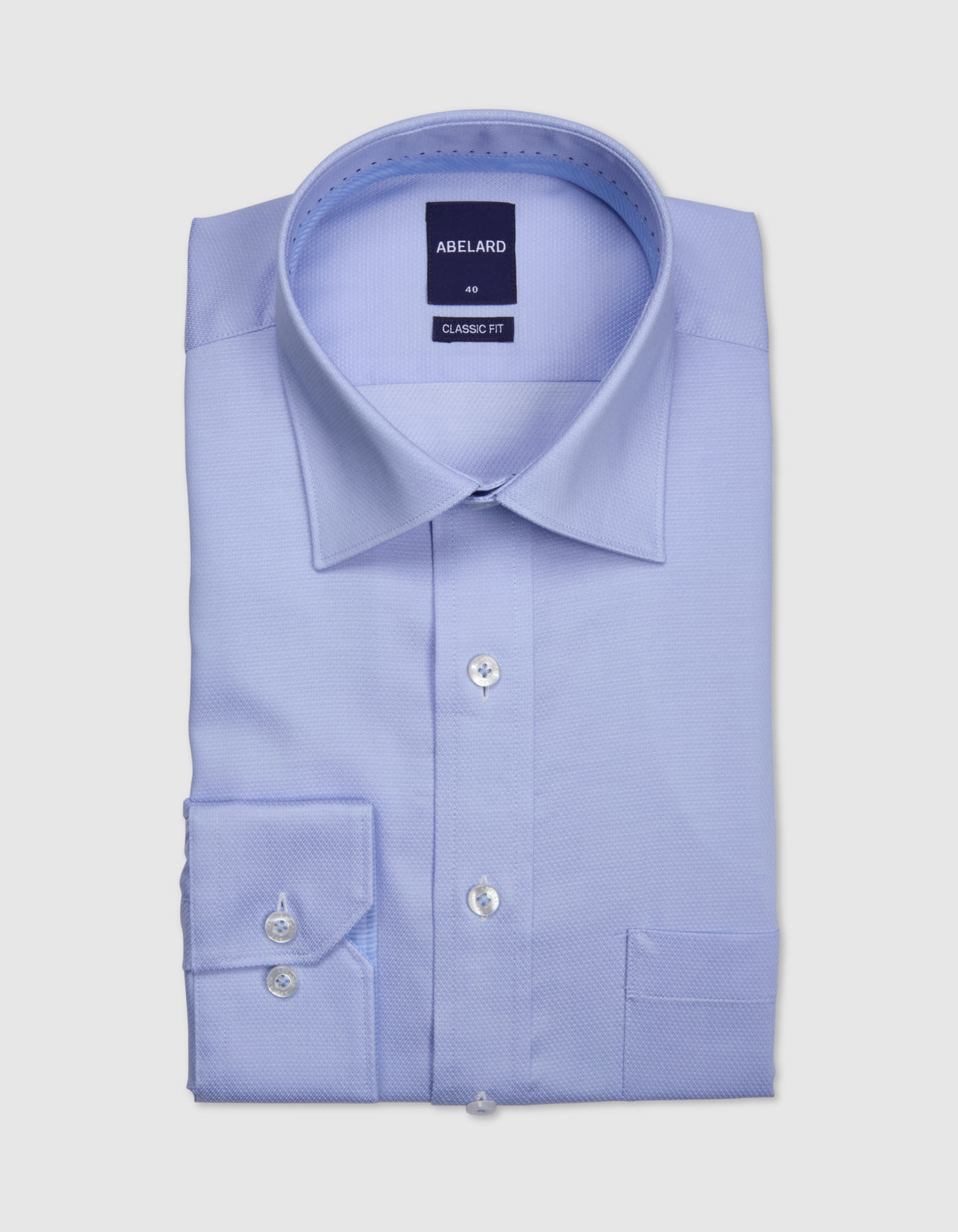 Abelard - Long Sleeve Business Shirt - Sky Blue