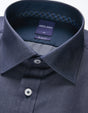 Abelard - Long Sleeve Business Shirt - Denim Blue