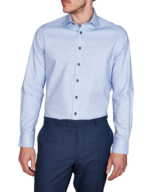 Long Sleeve Business Shirt - Cornflower Blue