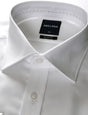 Abelard - Long Sleeve Business Shirt - Textured - White
