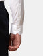 Abelard - Long Sleeve Business Shirt - Textured - White