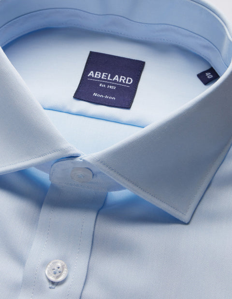 Abelard - Long Sleeve Business Shirt - Non-Iron - Sky Blue