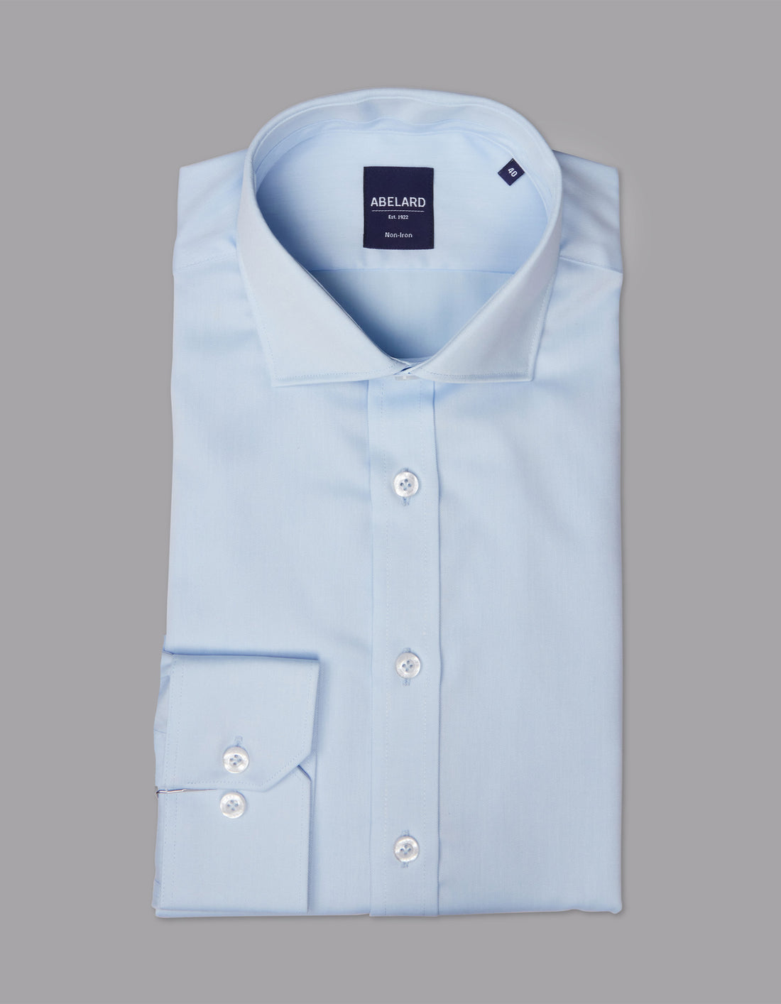 Abelard - Long Sleeve Business Shirt - Non-Iron - Sky Blue