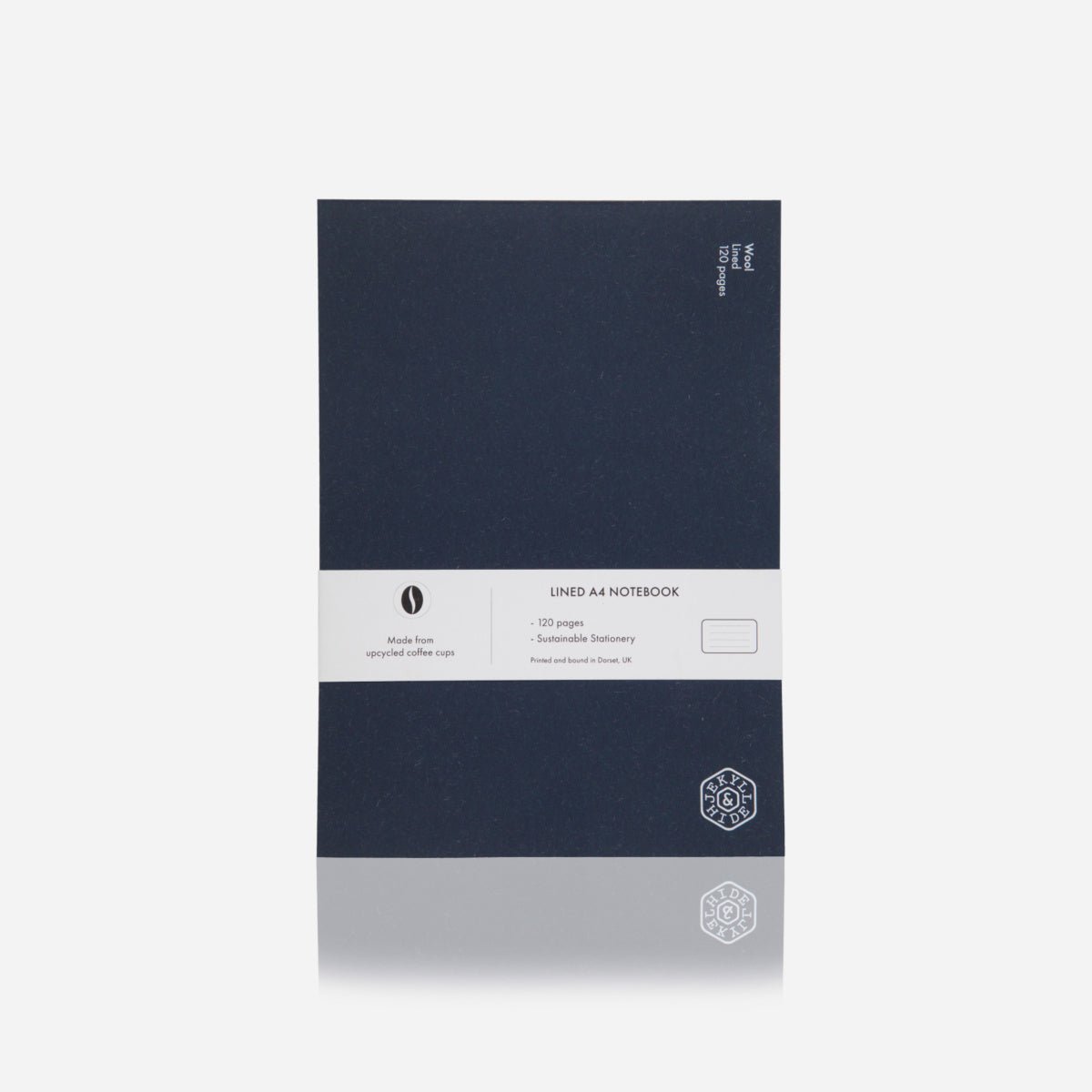 Jekyll and Hide - A4 Notebook 120 Pages - Hazel | Cotton | Navy