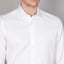 Abelard - Long Sleeve Business Shirt - Textured - White