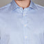 Abelard - Long Sleeve Business Shirt - Striped - Royal Blue & White