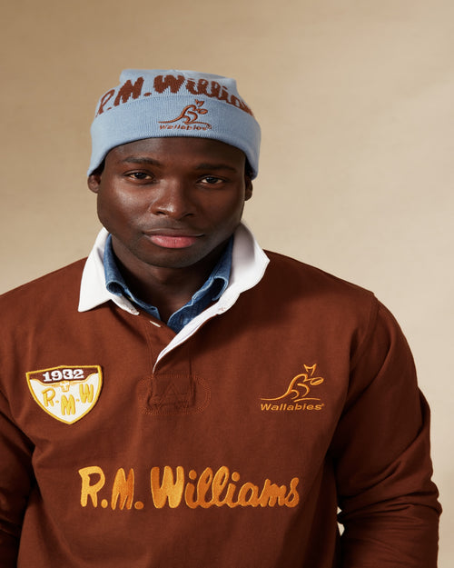 Wallabies Heritage Beanie - Blue