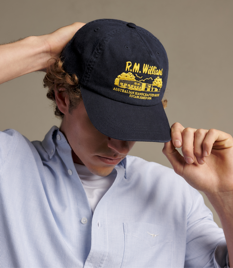 R.M.Williams - Workshop Twill Cap - Navy
