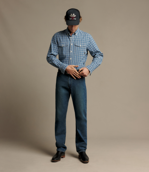 R.M.Williams -  Longhorn Trucker Cap - Black Wash