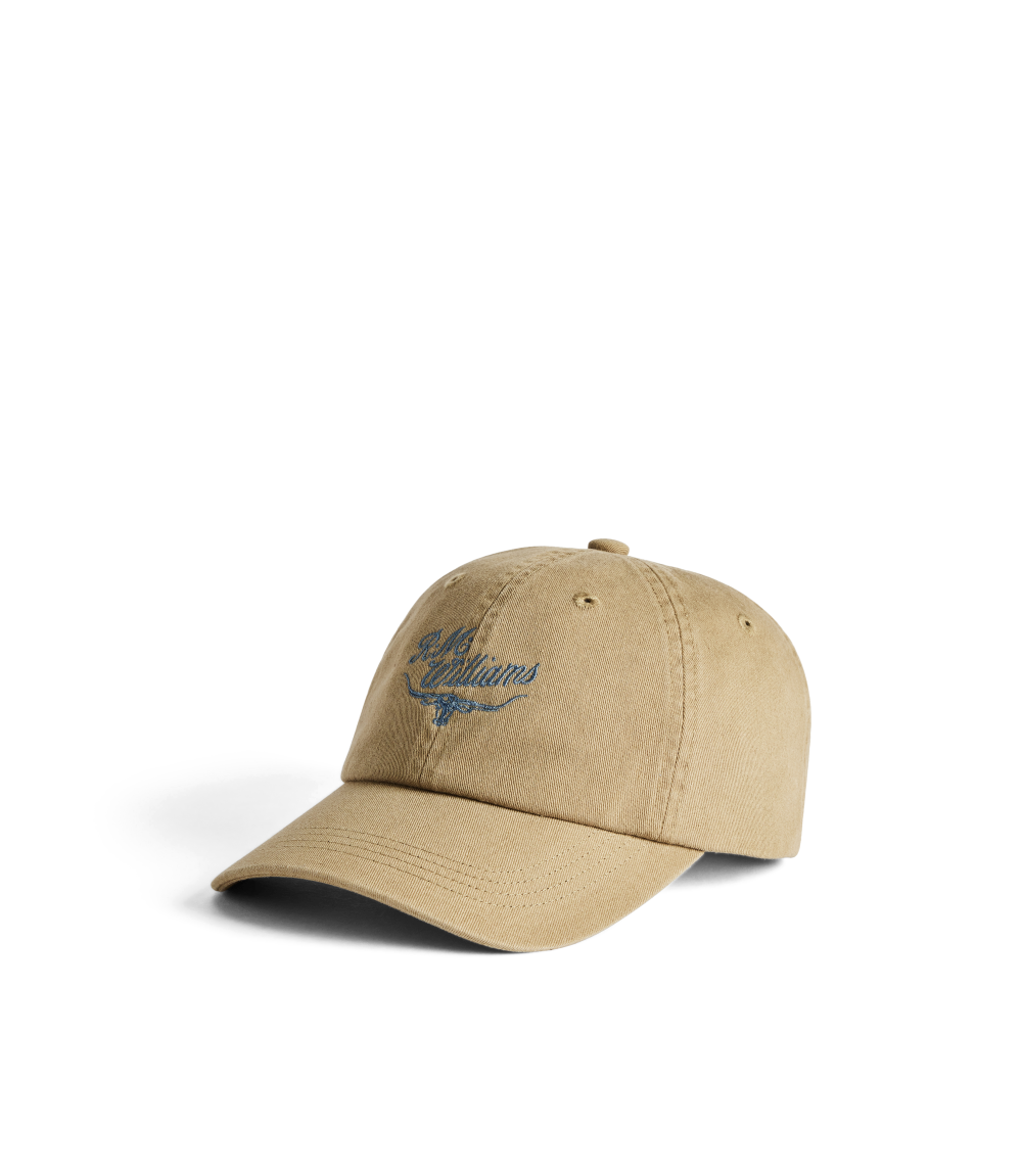 R.M.Williams -  Script Longhorn Cap - Mud