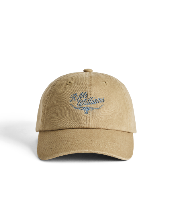 R.M.Williams -  Script Longhorn Cap - Mud