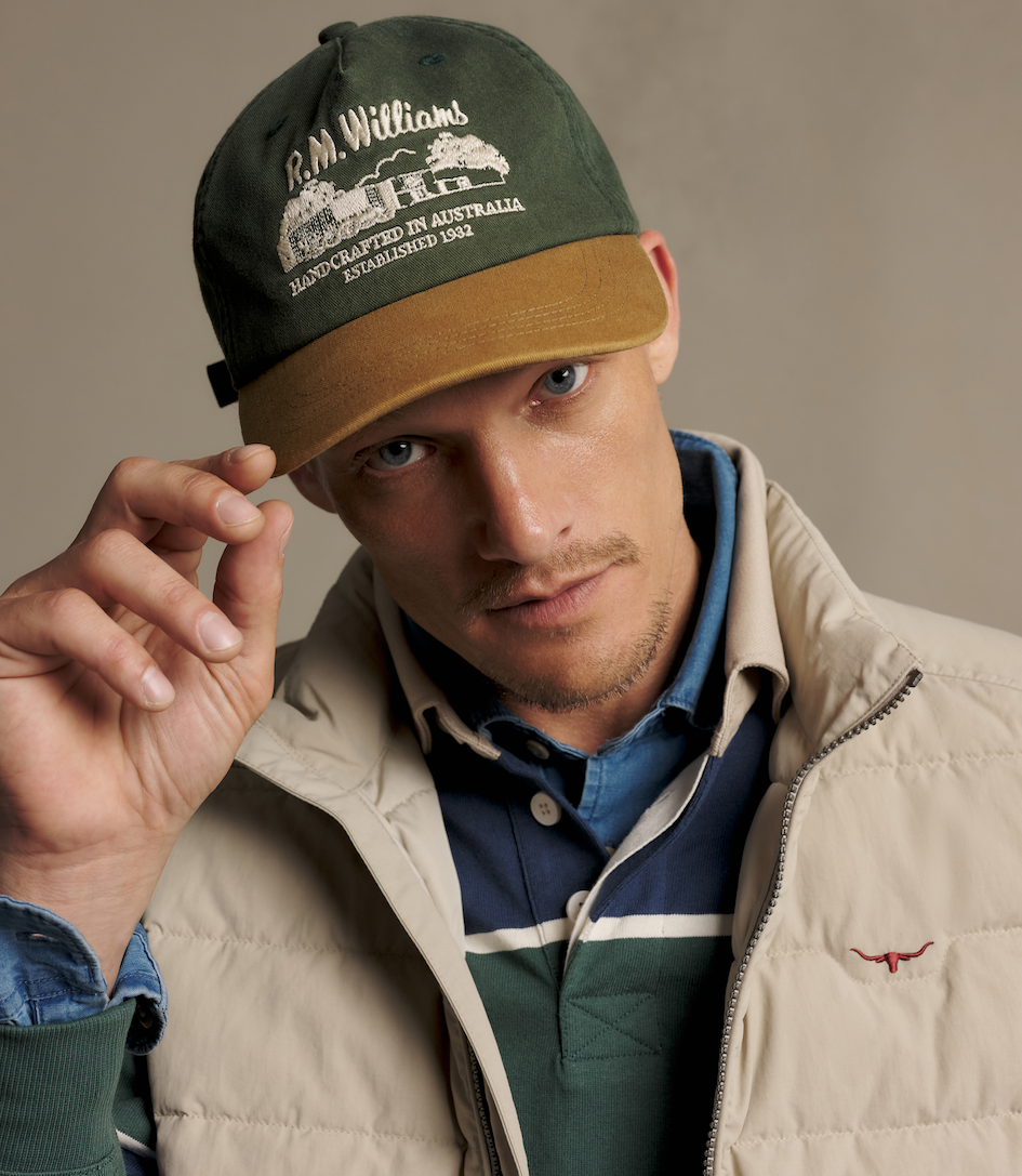 R.M.Williams - Workshop Twill Cap - Pine
