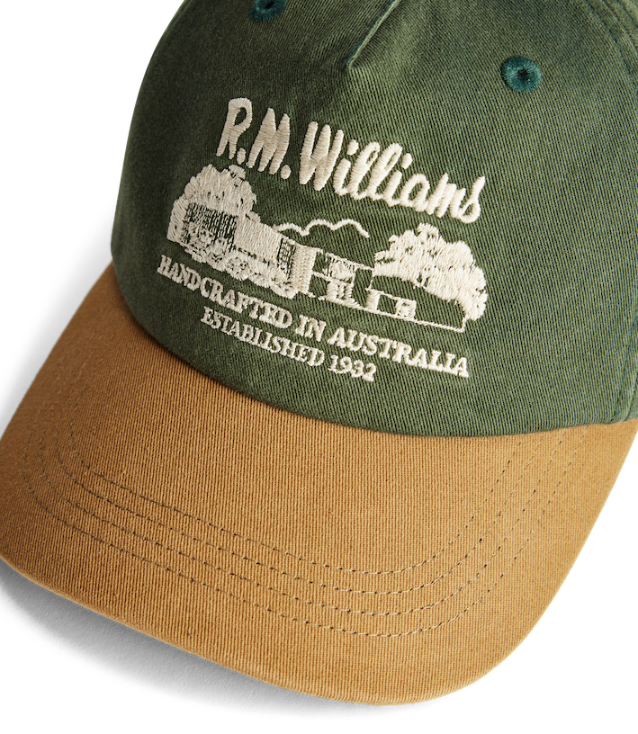 R.M.Williams - Workshop Twill Cap - Pine