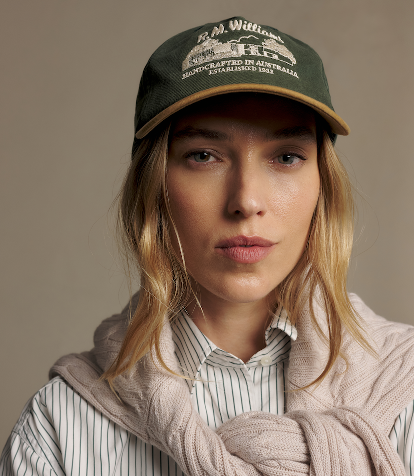 R.M.Williams - Workshop Twill Cap - Pine