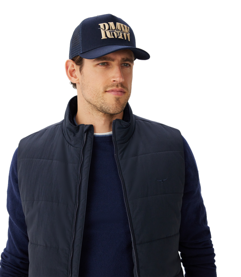 R.M.Williams - RMW Steers Head Trucker Cap - Navy