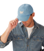 R.M.Williams - RMW Cursive Twill Cap - Blue Denim