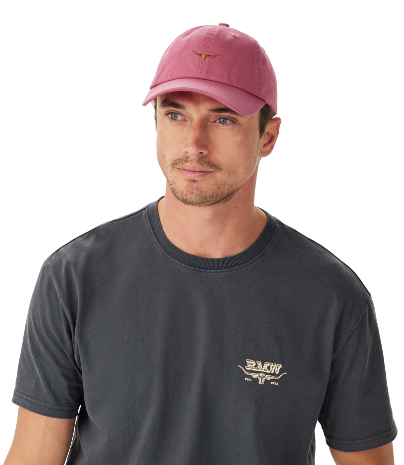 R.M.Williams - Mini Longhorn Twill Cap - Fuschia