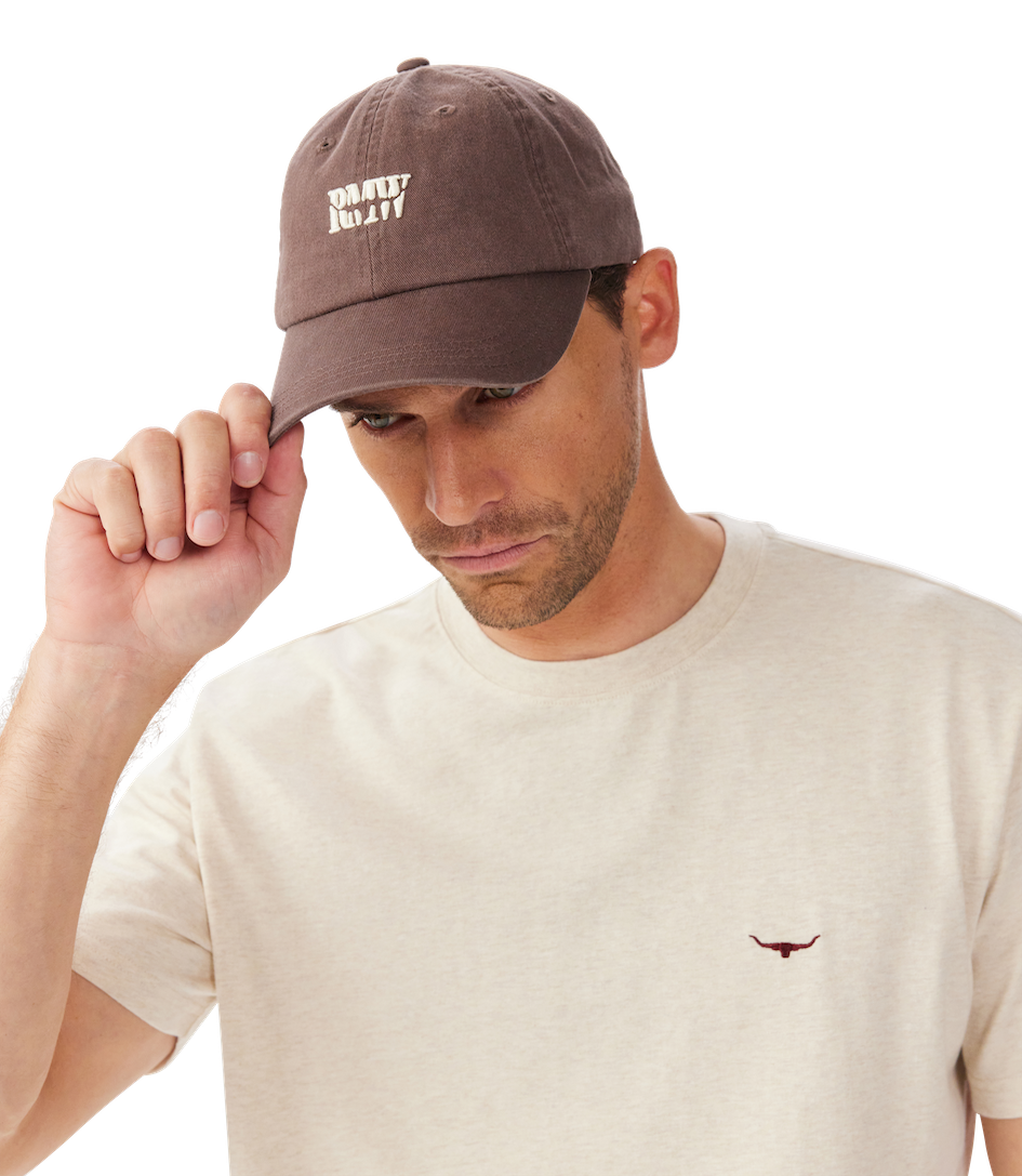 R.M.Williams - Branded Twill Cap - Hot Fudge
