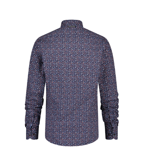 A Fish Named Fred - Bubble Structure Shirt - Navy