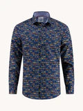 A Fish Named Fred - Liquor Store Shirt - Navy
